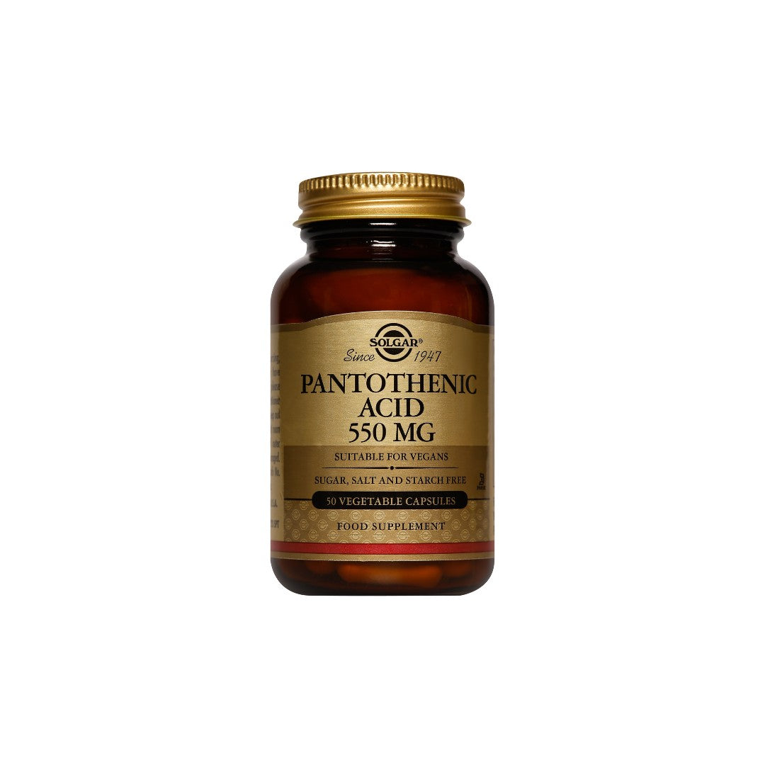 Pantothensäure 550 mg 50 pflanzliche Kapseln Solgar